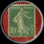 Exemple de timbre 10 centimes vert