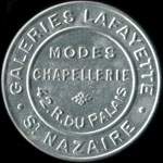 Timbre-monnaie Galeries Lafayette - Saint-Nazaire - 5 centimes