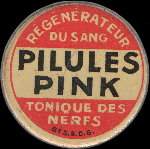 Timbre-monnaie Pilules Pink type 2