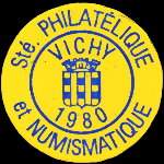 Timbre-monnaie Socit Philatlique et Numismatique Vichy 1980