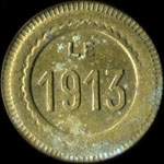 Jeton Le 1913 - 10 centimes à localiser - avers
