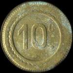Jeton Le 1913 - 10 centimes � localiser - revers