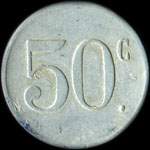 Jeton A. G 50 centimes � localiser - revers