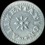 Jeton Alimentation - 25 centimes � localiser - avers