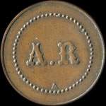 Jeton A.R 10 centimes (ou francs?) � localiser - avers