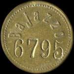 Jeton Bajazzo / 6795 - 20 (centimes) - � localiser - avers