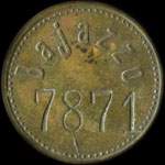 Jeton Bajazzo / 7871 - 20 (centimes) - � localiser - avers