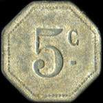 Jeton Banque R�gionale de l'Epargne - 5 centimes � localiser - revers