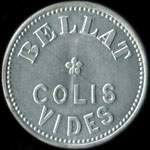 Jeton Bellat - Colis Vides - 1 franc à localiser - avers