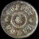 Jeton Buffet Forni - 30 centimes � localiser - avers