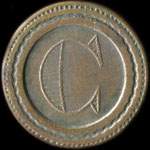 Jeton C - 75 centimes � localiser - avers