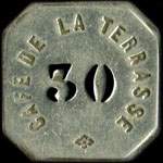 Jeton Caf� de la Terrasse - 30 (centimes) - avers