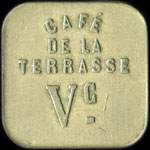 Jeton Caf� de la Terrasse - V centimes / 5 centimes - avers