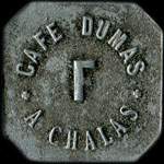 Jeton Caf� Dumas � Chalas - 10 centimes - avers