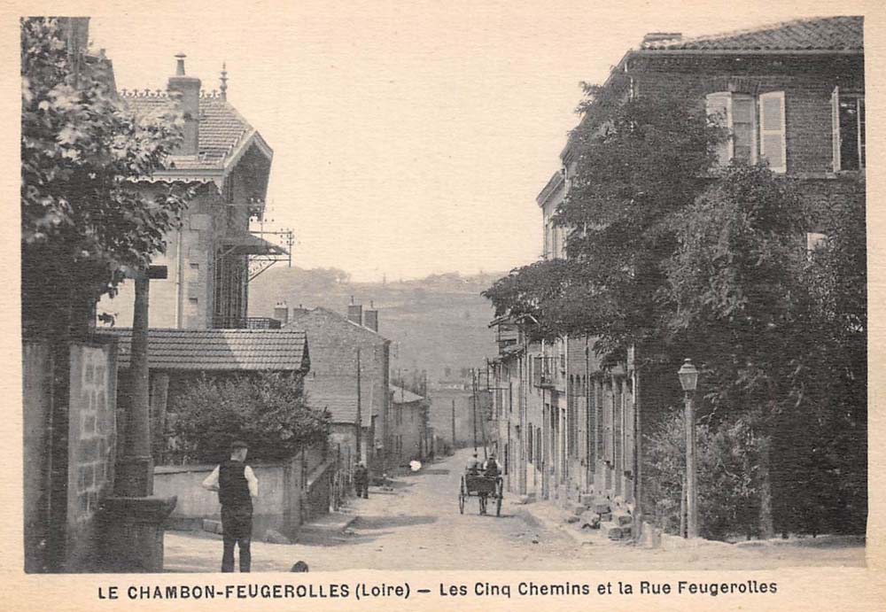 Cinq Chemins au Chambon-Feugerolles dans la Loire (42)