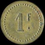 Jeton Cantine Leblanc - 1 franc - � localiser - revers