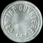 Jeton Cantine Ouvri�re - 2 francs � localiser - avers