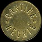 Jeton Cantine Regni� - 1 franc - � localiser - avers