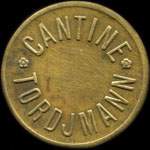 Jeton Cantine Tordjmann - 1 franc - � localiser - avers