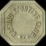 Jeton Casino Sporting Club 3 francs � localiser - avers