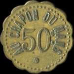 Jeton Au Chapon du Mans 50 centimes � localiser - avers