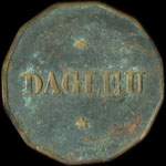 Jeton Dagieu - 50 centimes � localiser - avers