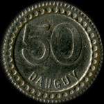 Jeton Danguy 50 centimes à localiser - avers