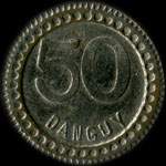 Jeton Danguy 50 centimes � localiser - avers