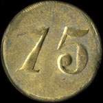 Jeton anonyme de 75 (centimes) avec une Croix de Lorraine - revers