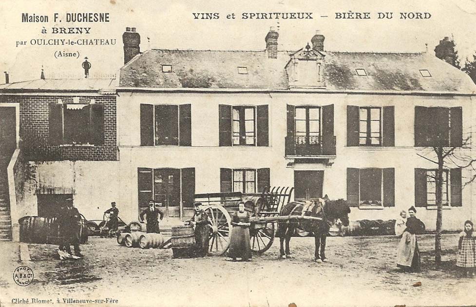 Maison F.Duchesne - � Breny, par Oulchy-le-Ch�teau (Aisne) - Vins et spiritueux - Bi�re du Nord