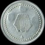 Jeton D W F (contremarque) Sphinx / Chope � localiser - avers