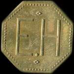 Jeton E. H - 2,50 (francs) � localiser - avers