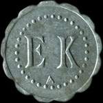 Jeton E K - 10 francs � localiser - avers