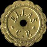 Jeton Ellas - C.P. - 5 centimes � localiser - avers