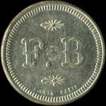 Jeton F.B. 25 centimes � localiser - avers