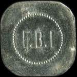 Jeton F.B.I 25 centimes � localiser - avers