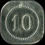Jeton F.B.I 25 centimes � localiser - revers