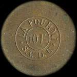 Jeton La Fourmi - S.C.D.C. - 10 francs - avers
