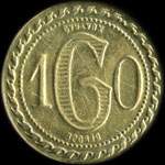 Jeton G - 10 (centimes) � localiser - avers