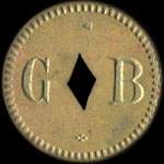 Jeton G B - 50 (centimes) � localiser - avers