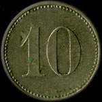 Jeton de 10 pfennig G.Goetz zum ochsen � localiser - revers