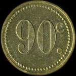 Jeton Grand Caf� de France - 90 centimes � localiser - revers