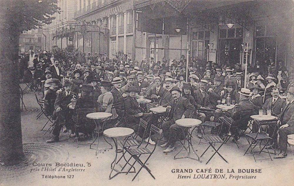 Un Grand Caf� de la Bourse � Rouen