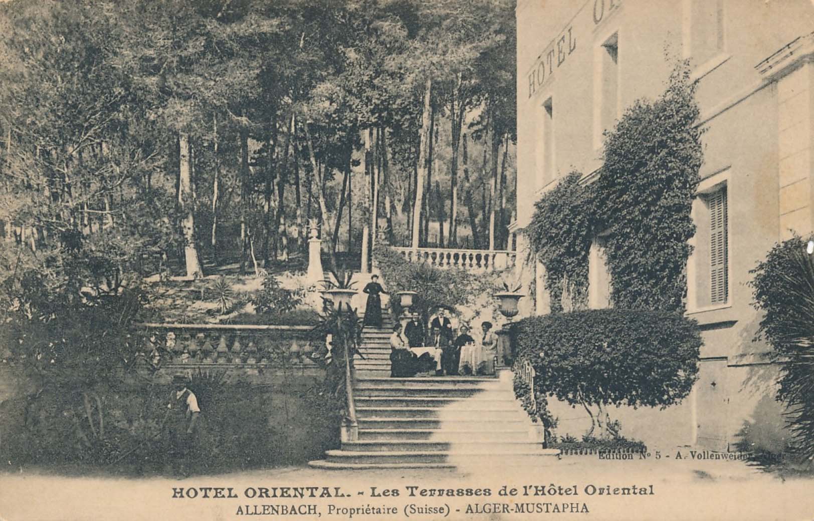 Les Terrasses de l'H�tel Oriental � Alger