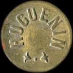Jeton Huguenin - 20 centimes � localiser - avers
