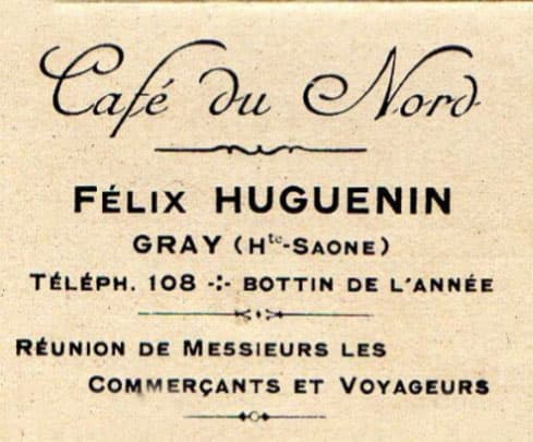 Caf� du Nord tenu par F�lix Huguenin � Gray (70)