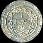 Jeton I H S - 5 (centimes) � localiser - avers