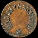 Jeton R. Meesemaecker - 25 centimes � localiser - avers