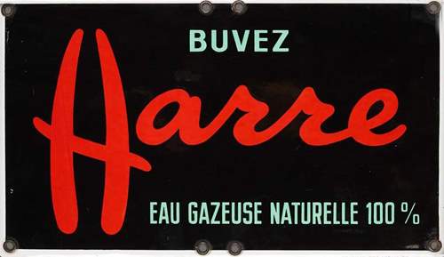 Publicit� Buvez Harre - Eau gazeuse naturelle 100%