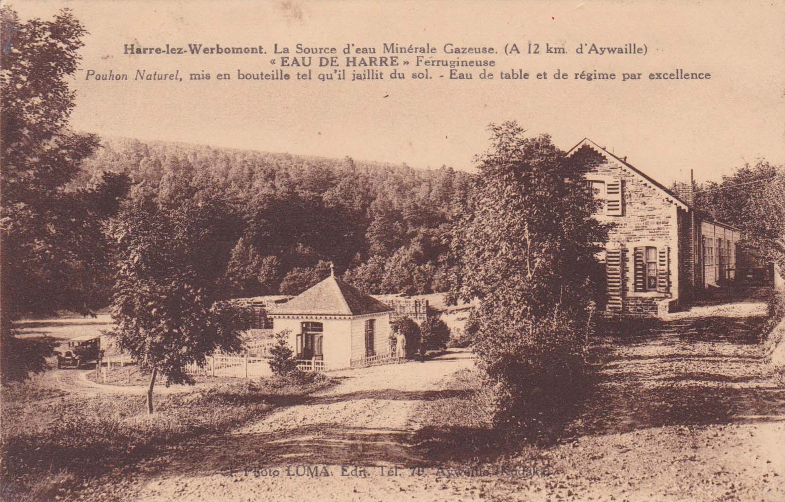 Harre-lez-Werbomont - La Source d'eau Min�rale Gazeuse (� 12 km d'Aywaille) - Eau de Harre - Ferrugineuse